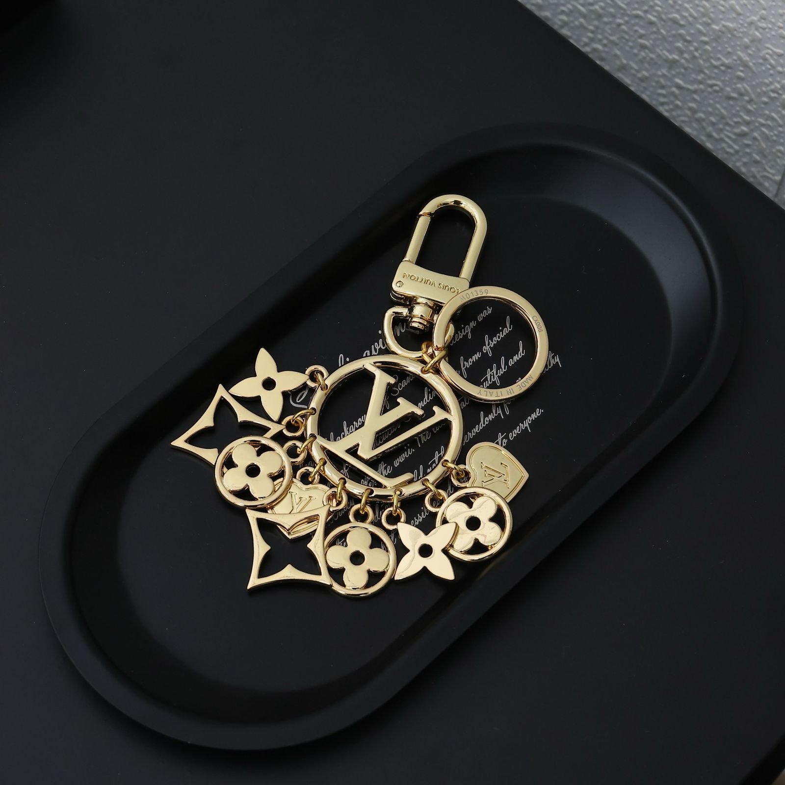 Louis Vuitton   LV  Keychain  GOLD color - Image 3 of 3